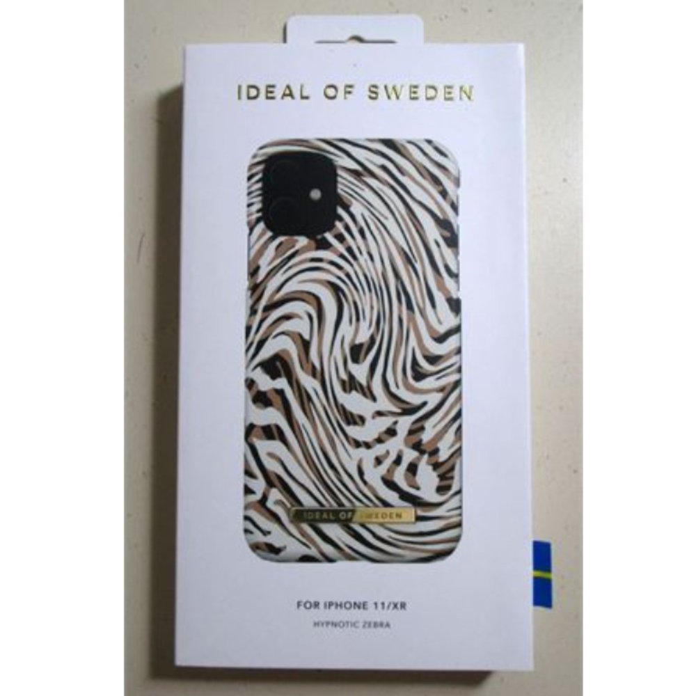 iDeal of Sweden Hypnotic Zebra Apple iPhone 11/XR Hard-Cover $59.99 New